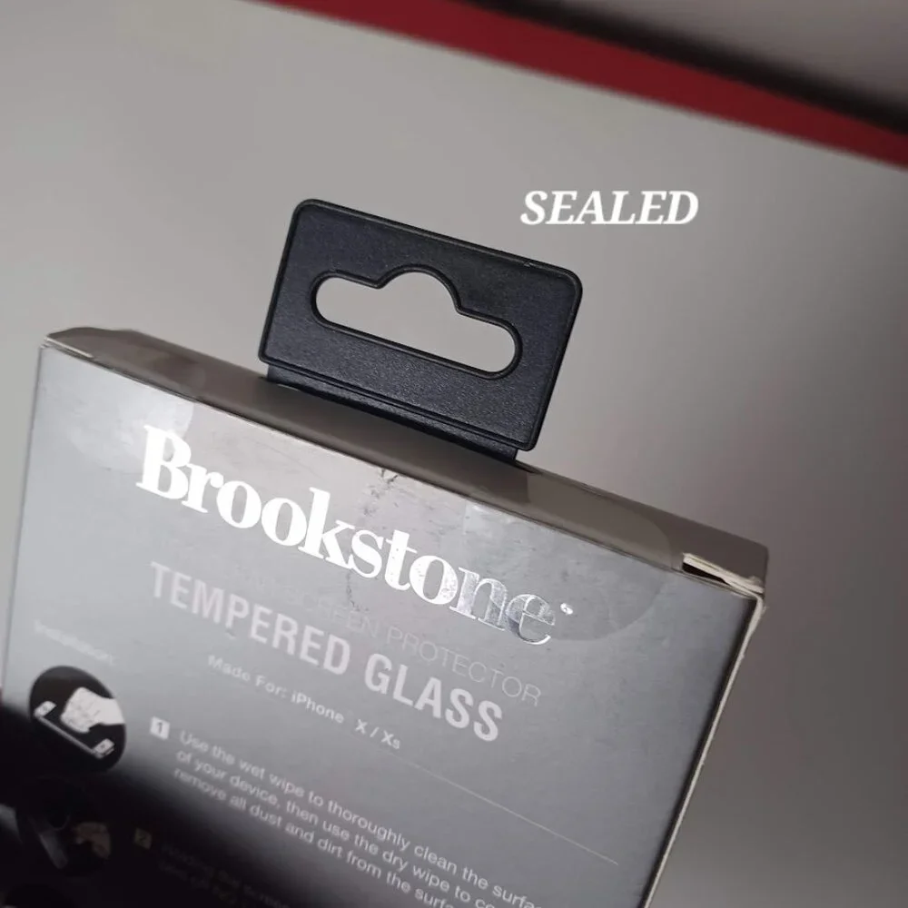 Brookstone Screen Protector NEW For iPhone X & XS -Tempered Glass -Ultra Clear